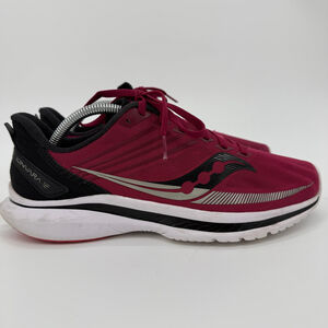 Saucony Kinvara 12 Fushia Black Athletic running Shoes Women Size 11